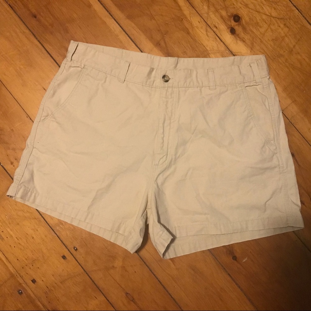 Patagonia Khaki Canvas Shorts Sz 40